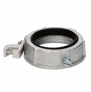 TUERCA BUSHING 6″ HIERRO MALEABLE HERMÉTICO C/TERMINAL PUESTA A TIERRA ELECTRO GALV CON UL E317578