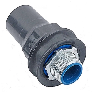 CONECTOR RECTO LIQUIDTIGHT CON REVESTIMIENTO PVC 3/4