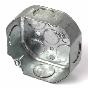 CAJA OCTOGONAL ACERO ESPESOR 1.2MM 3/4″ CON UL